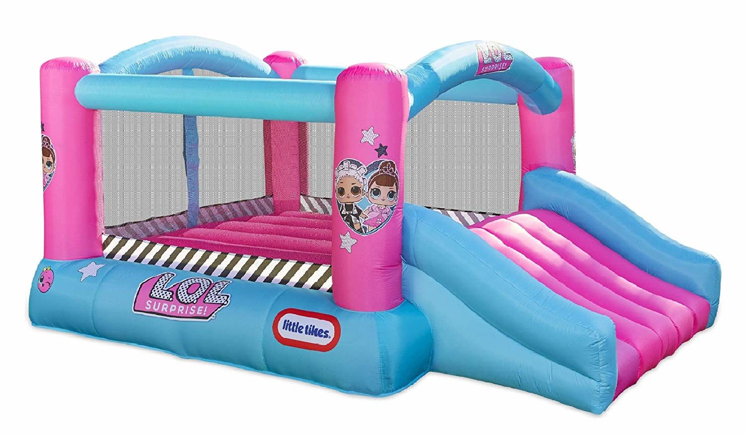 Cheap LOL Surprise Party Supplies 2025: Inflatable Bouncey House with Slide 2025