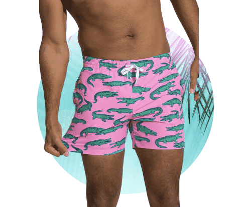 Chubbies Crocodile Print