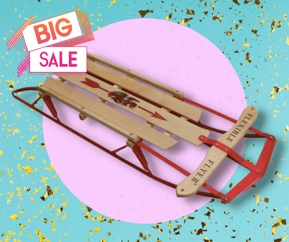 Snow Sled Deals on Black Friday & Cyber Monday 2024! ! - Sale on Sleds Wood, Metal, Plastic