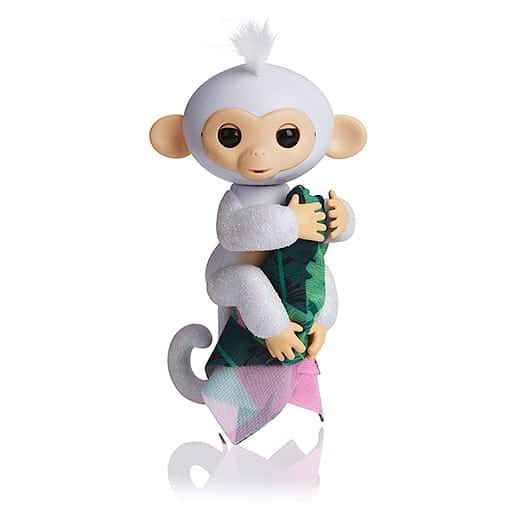 Fingerlings Glitter Monkey 2017: White Fingerlings Glitter with Blanket 2018