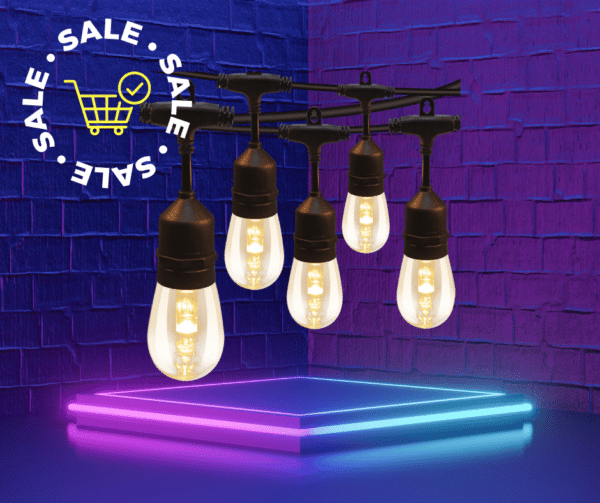 Sale on Outdoor String Lights this Martin Luther King Weekend!