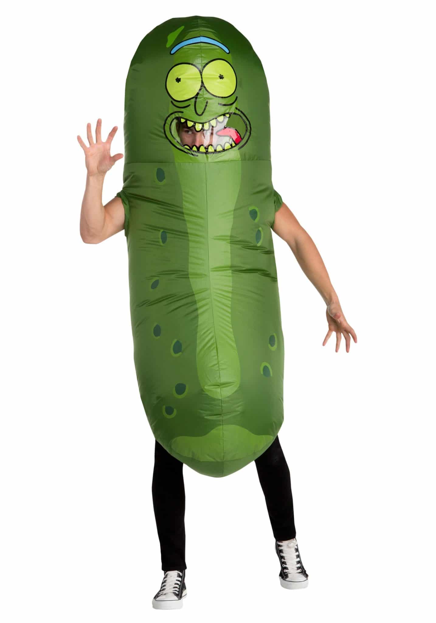 Funny Inflatable Costumes 2025: Pickle Rick for Halloween 2025