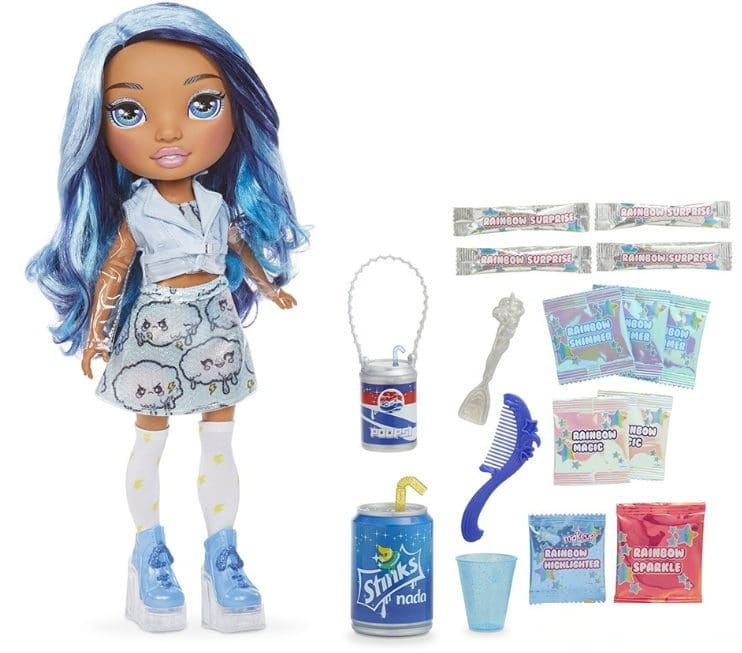 Poopsie Rainbow Surprise Dolls 2025: Blue Skye Fashion Doll 2025