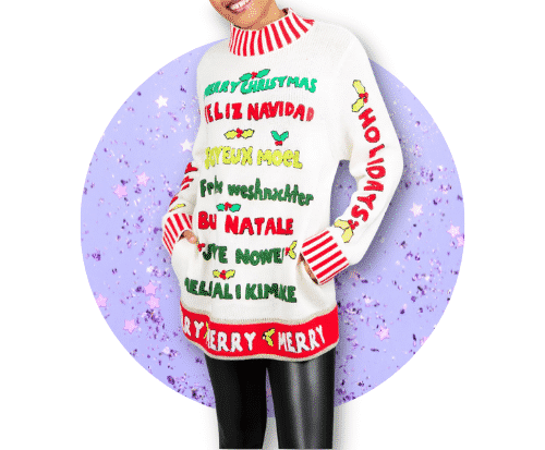 Whoopi goldberg ugly hot sale christmas sweater